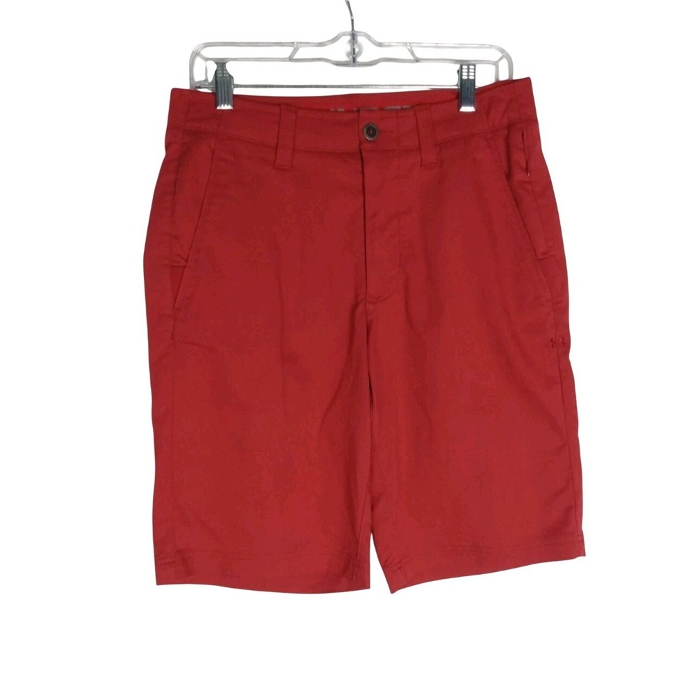 Under Armour Heat Gear Red mens Shorts Size 30